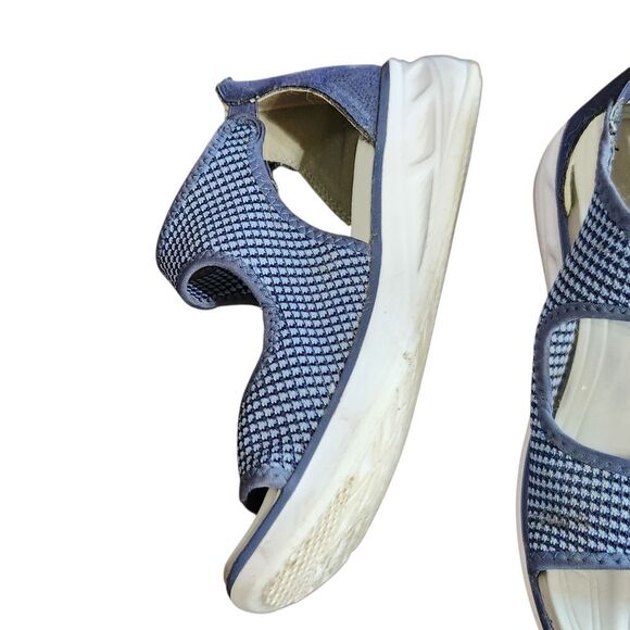 JBU Sport Margot Women’s Sandals Shoes Dark Blue Open Toe Size 9 Wide - Picture 2 of 11